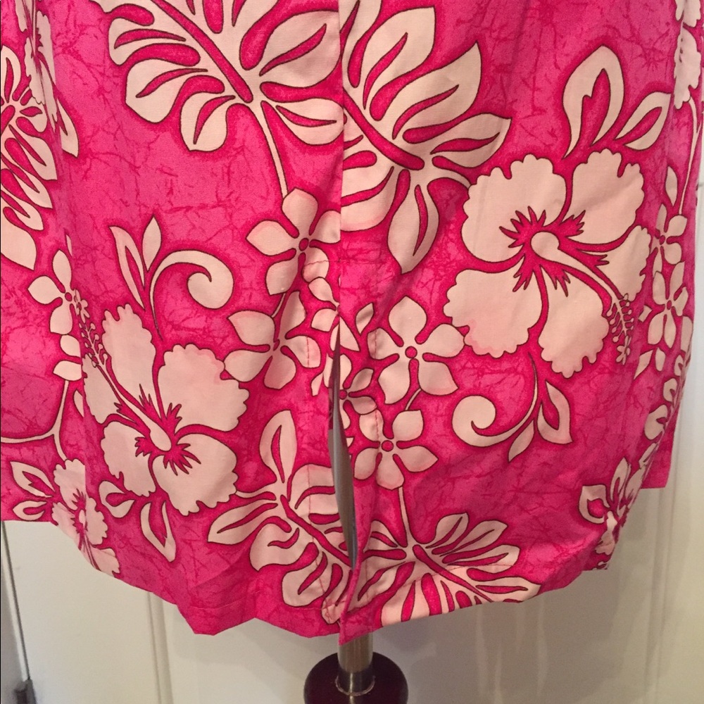 NEW ALOHA REPUBLIC DRESS HAWAII PINK WHITE FLORAL MINI SLEEVELESS Size S - Picture 7 of 8